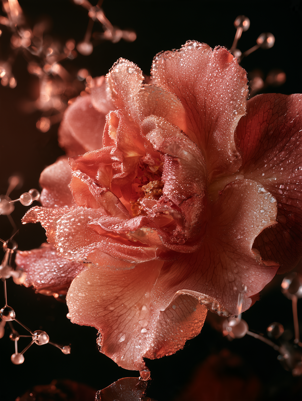 Golden polish, botanical calm